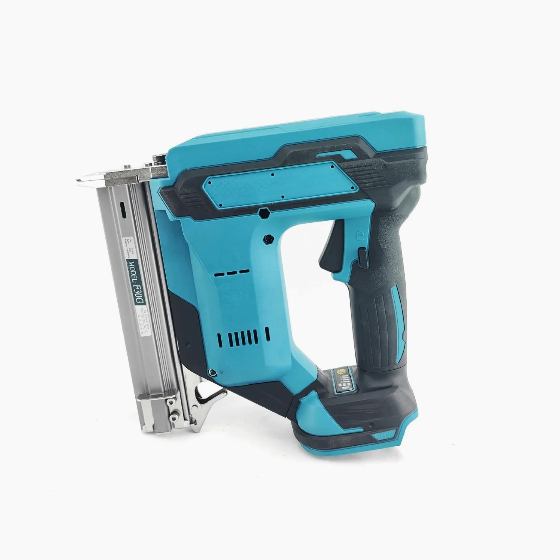 Pistolet do gwoździ, Bezszczotkowa Gwoździarka Bezprzewodowa Elektryczna Prosta Gwoździarka Tapicerka DIY Power Zszywacz Do Drewna
