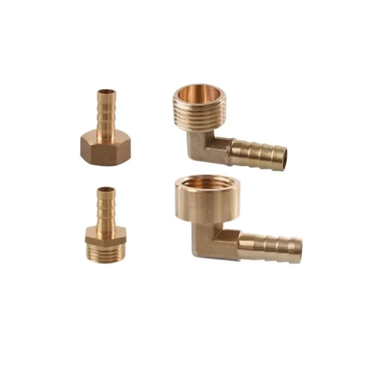 1/8" 1/4" 3/8" 1/2" 3/4" 1" Męski żeński 3-50 mm Końcówka króćca do węża Złączka prosta/kolano 90 stopni Mosiężna złączka rurowa(Elbow Female,3l8 BSP - 6mm)