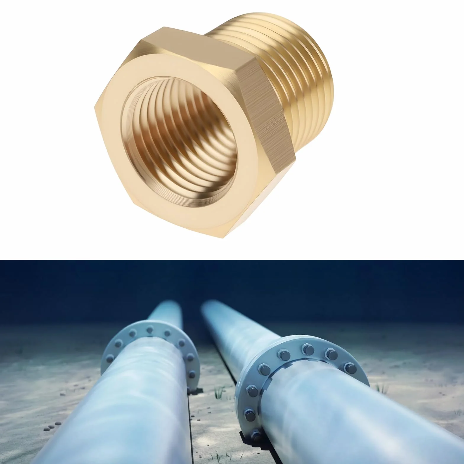2 szt. M12 x 1 męski na M10 x 1 żeński mosiężny adapter redukcyjny do łączenia rur w układach hydraulicznych chłodniczych na gaz ziemny