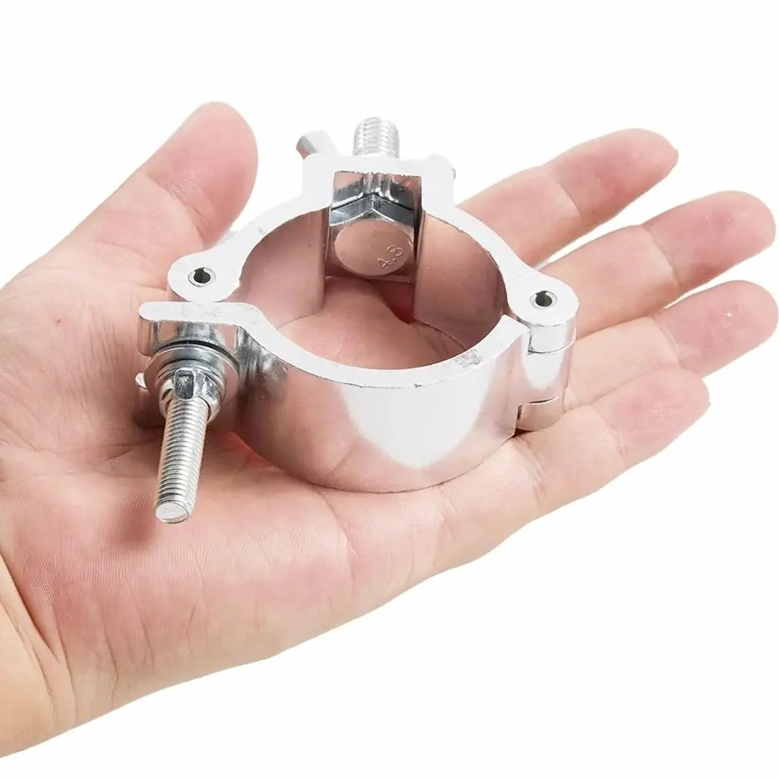 2 szt. Światło sceniczne ze stopu aluminium zacisk kratownicowy zacisk szybkozłączny uchwyt do oświetlenia DJ-skiego-regulowane haczyki do zawieszania lamp 18-52mm(18-21mmx2mm)
