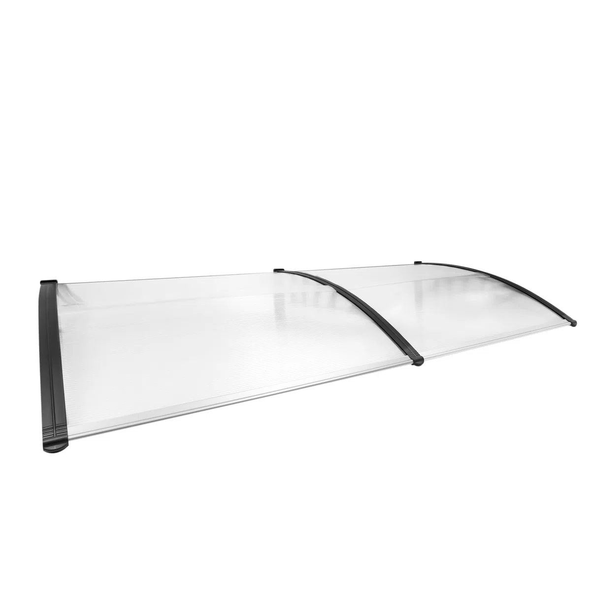 Zadaszenie do drzwi wejściowych 200 x 90 cm, daszek do drzwi wejściowych, zadaszenie jednospadowe o grubości 5 mm, przezroczyste, przezroczyste zadaszenie łukowe, zadaszenie jednospadowe,