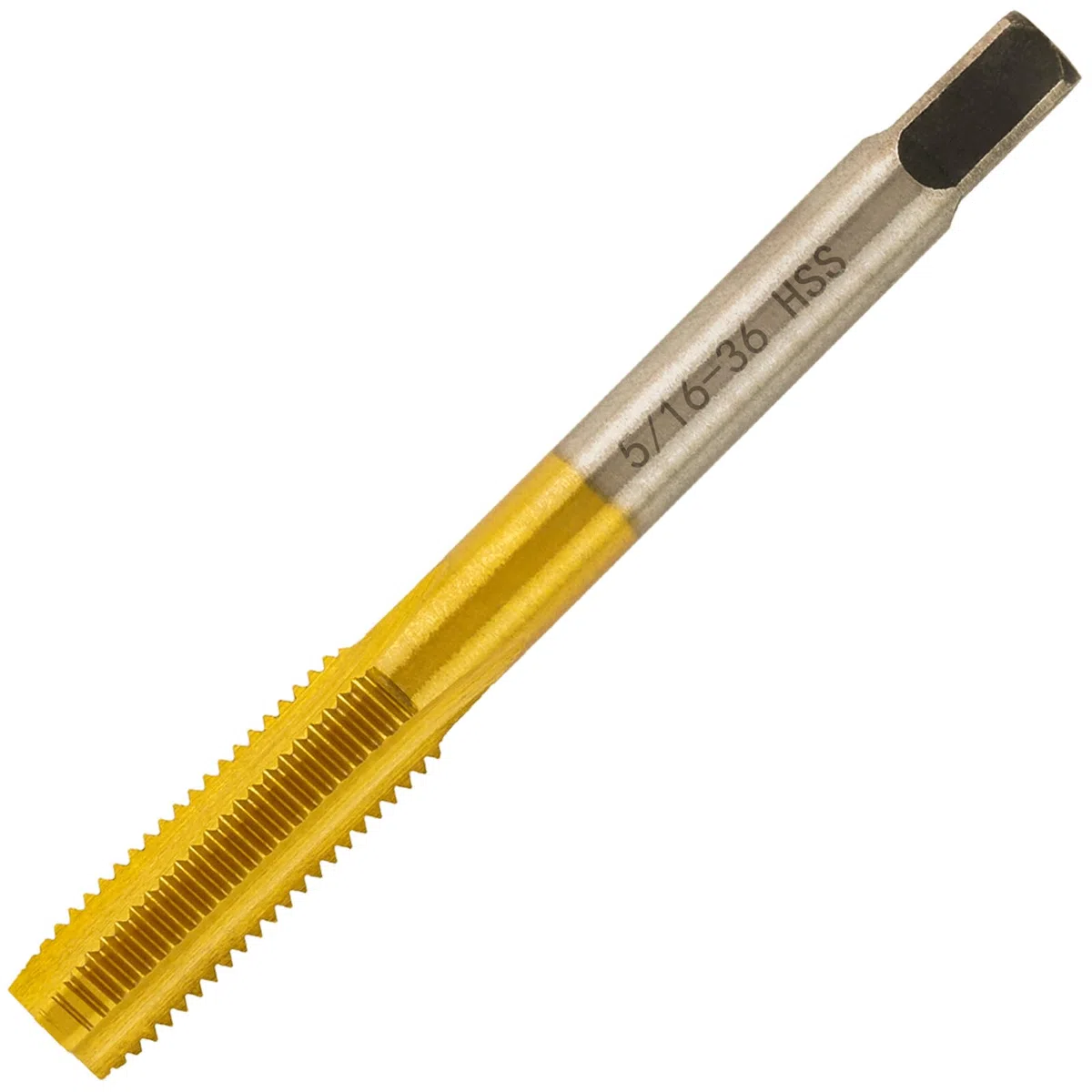 Gwint gwintowany 5/40.6 cm-36 UNS, powlekany Ti-Coated M2 HSS 5/16x36 UNS gwint frezarka prawa ręka