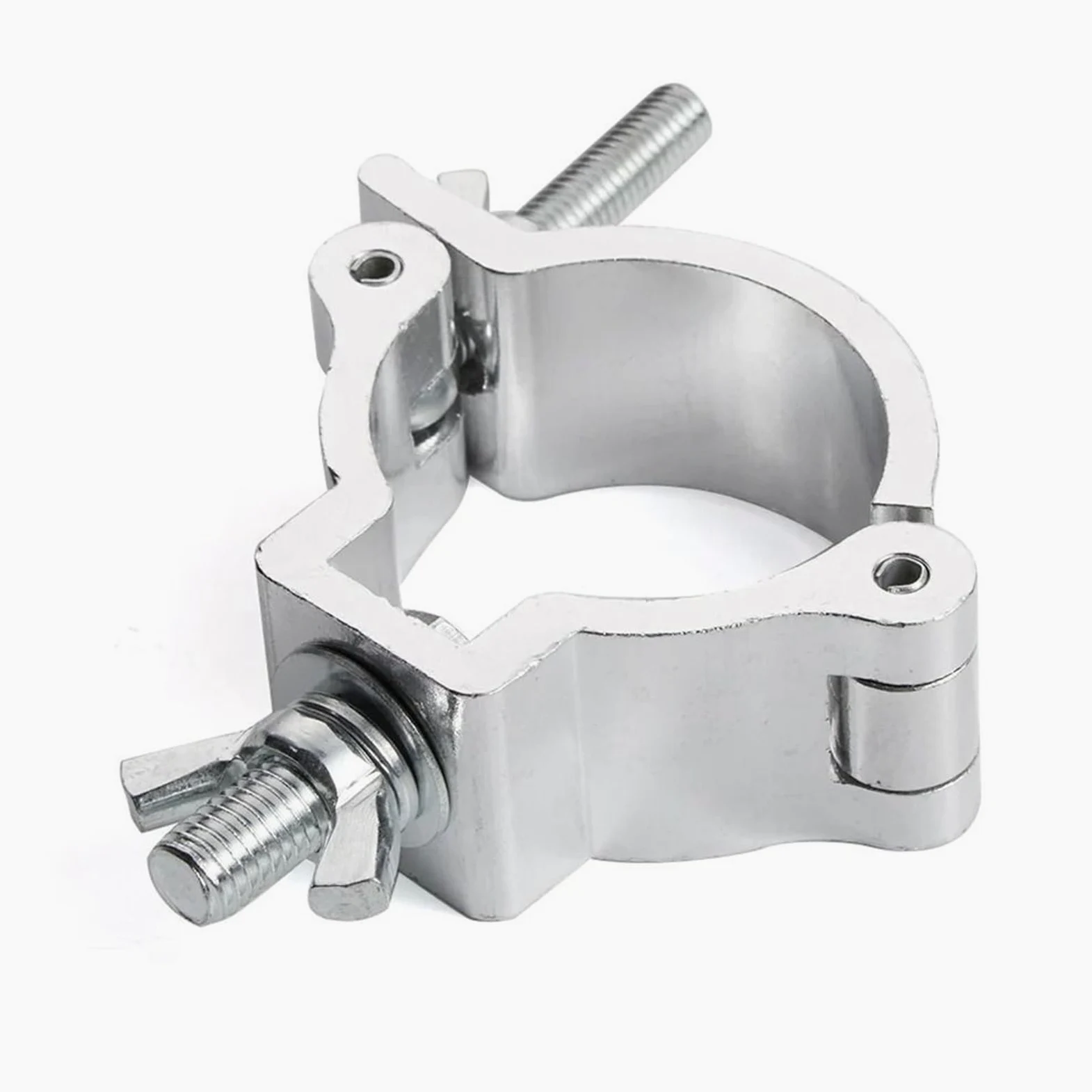 2 szt. Światło sceniczne ze stopu aluminium zacisk kratownicowy zacisk szybkozłączny uchwyt do oświetlenia DJ-skiego-regulowane haczyki do zawieszania lamp 18-52mm(18-21mmx2mm)