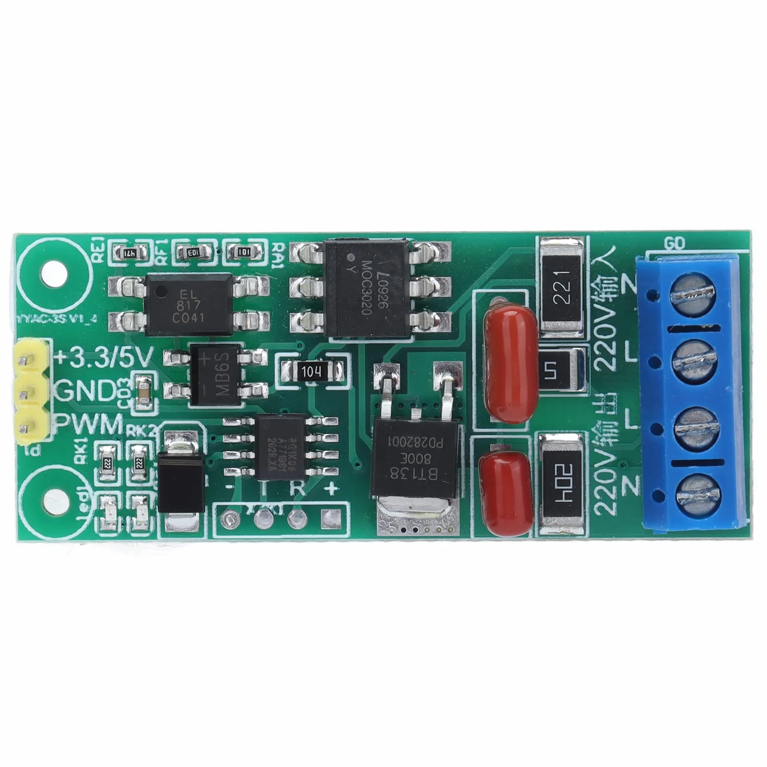 AC220V PWM moduł Sterujący Zasilanie Pojedynczy Układ Scalony Płyta Kontrolera Mikrokomputera do Sterowania