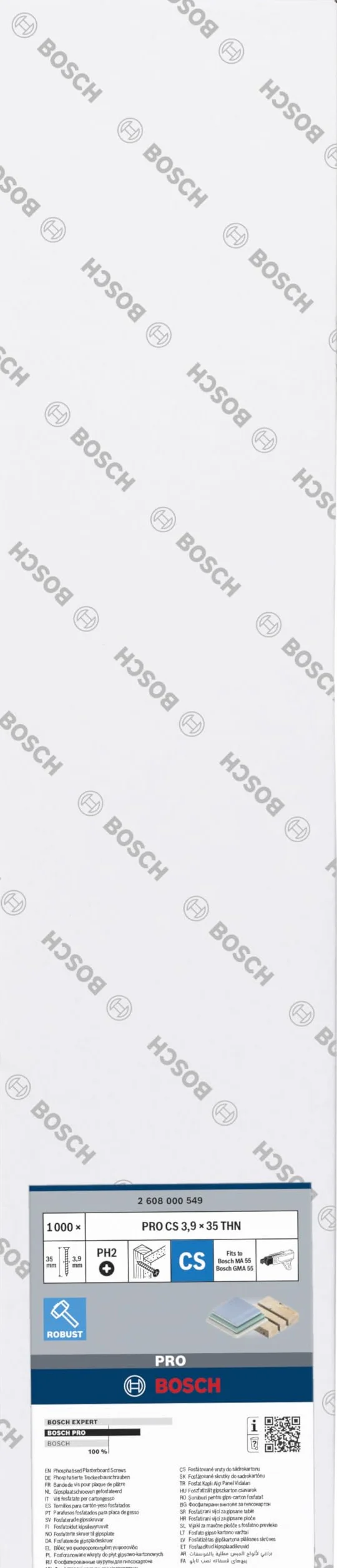 Bosch Profesional Wkręt samogwintujący, gwint grubozwojny 3,9 x 35 S-G; 35 mm