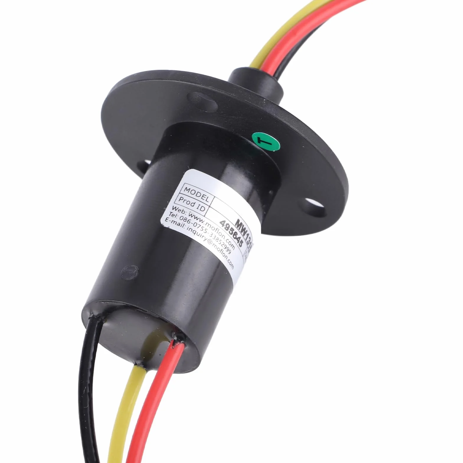 Pierścień ślizgowy 3 Przewody Wiatr 250 Obr./min 15A Mini pierścień ślizgowy 3 Przewody 0 600 V do Turbiny Wiatrowej Generator Prądu Wojskowy Mini Wielokanałowy